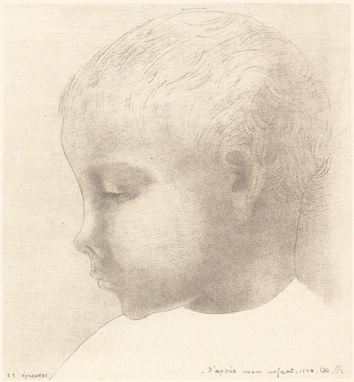 Mi Niño (Mon Enfant) de Odilon Redon
