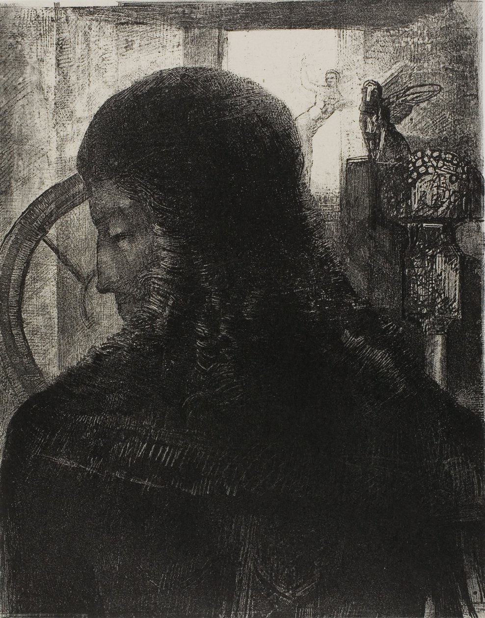 Viejo caballero de Odilon Redon