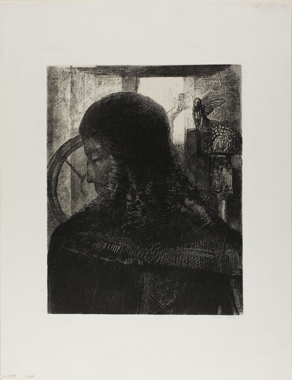 Viejo caballero de Odilon Redon