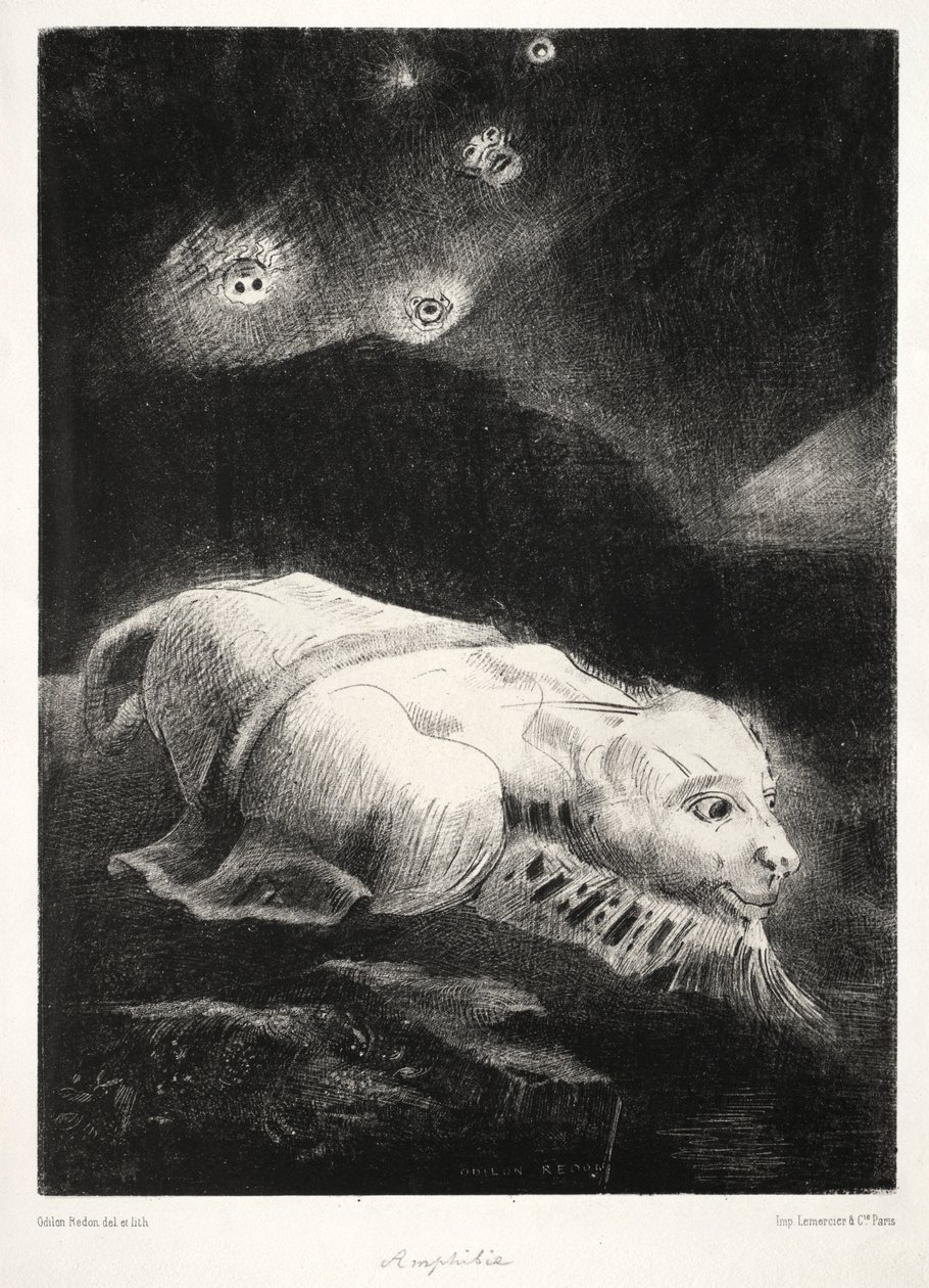 Orígenes: Cuando la vida despertaba en las profundidades de la materia oscura de Odilon Redon