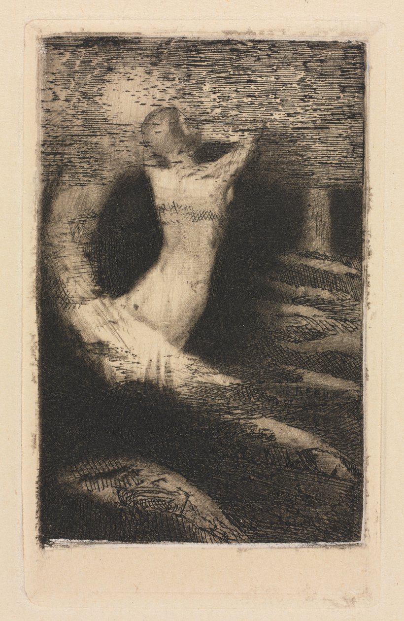 Paso de un alma de Odilon Redon