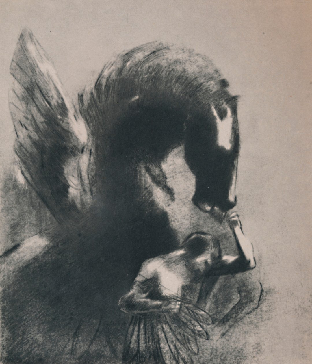 Pegaso Cautivo, 1889, 1946 de Odilon Redon