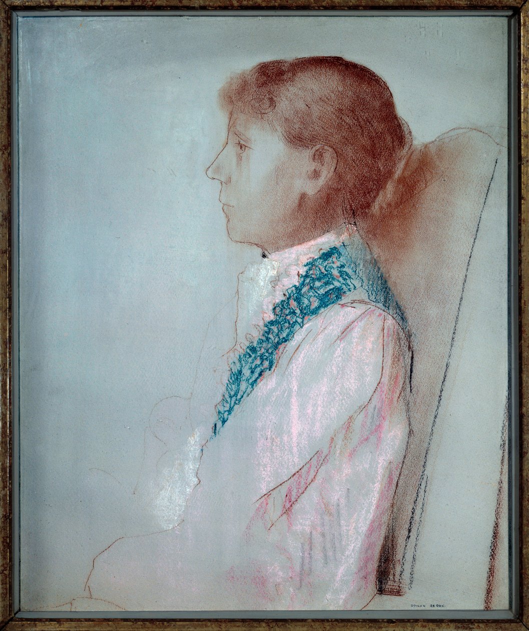 Retrato de Madame Odilon Redon de Odilon Redon