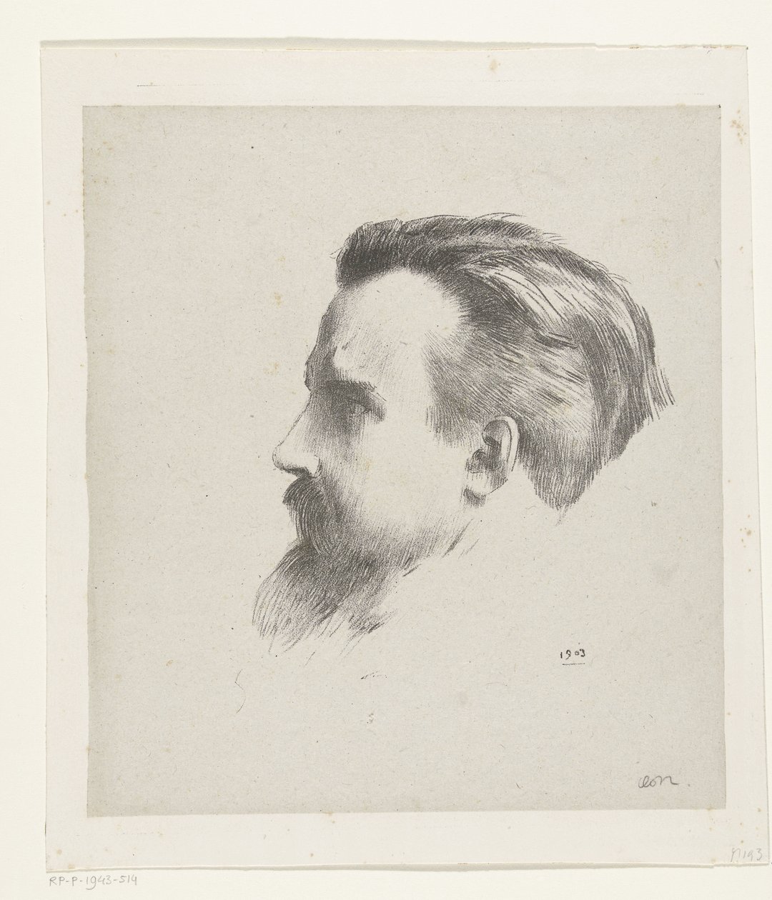 Retrato de Maurice Denis de Odilon Redon