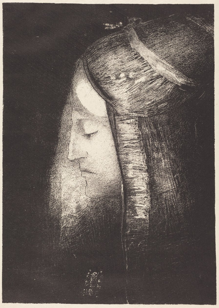 Perfil de luz (Profile of light) de Odilon Redon