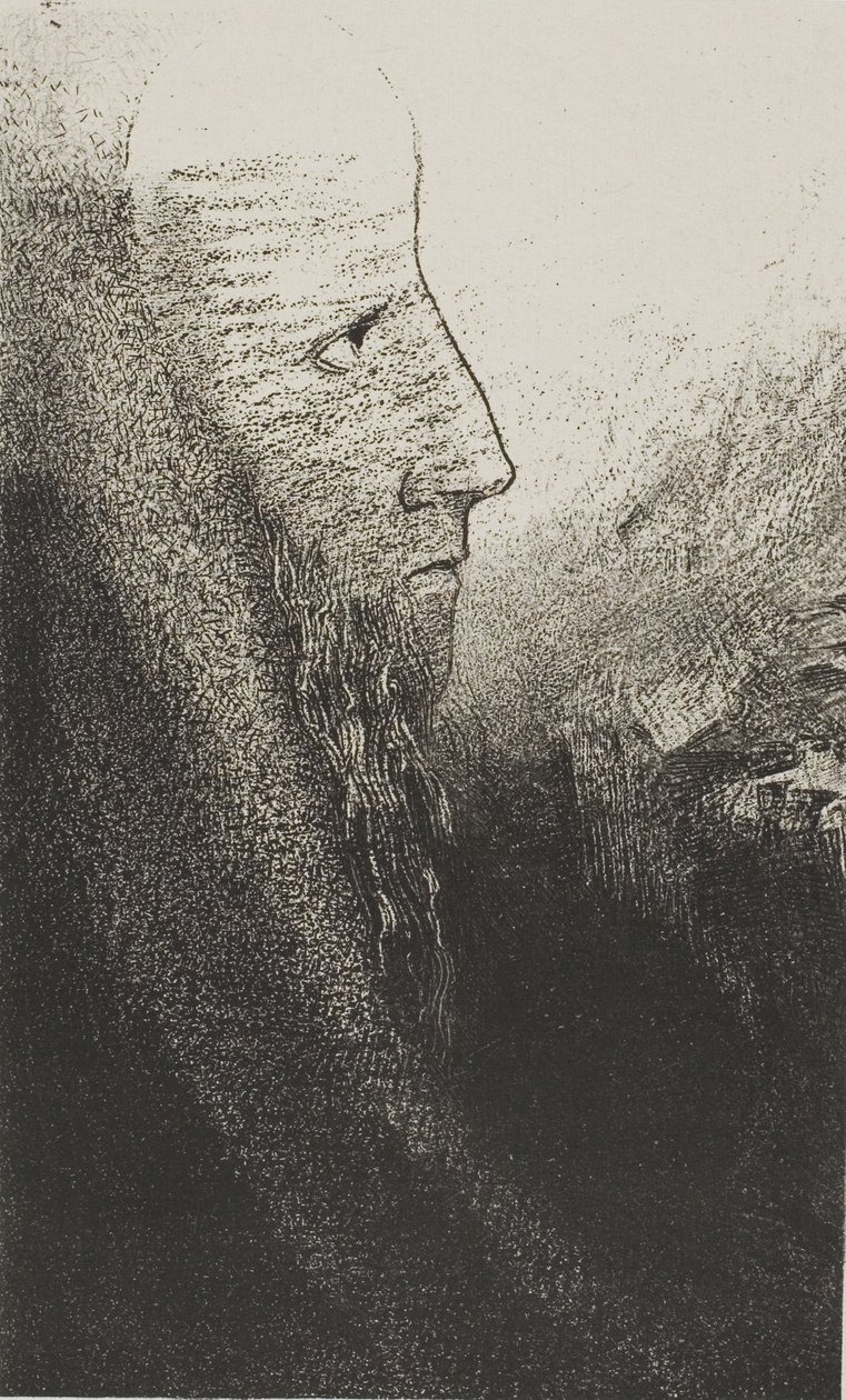 San Antonio: "¡Ayúdame, oh Dios mío!", lámina 2 de 24 de Odilon Redon