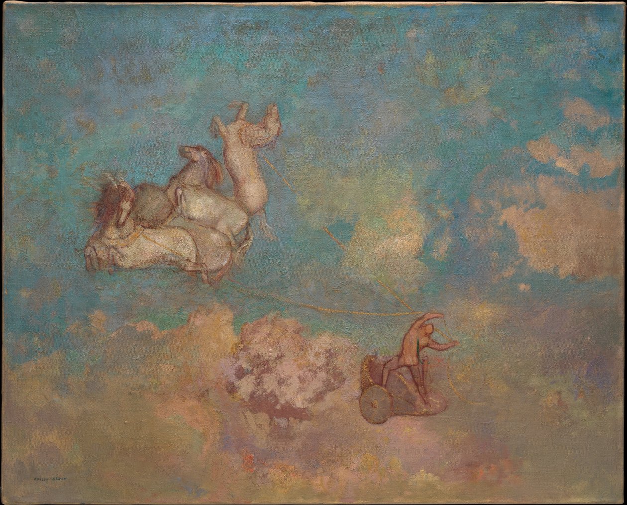Der Wagen des Apollo de Odilon Redon