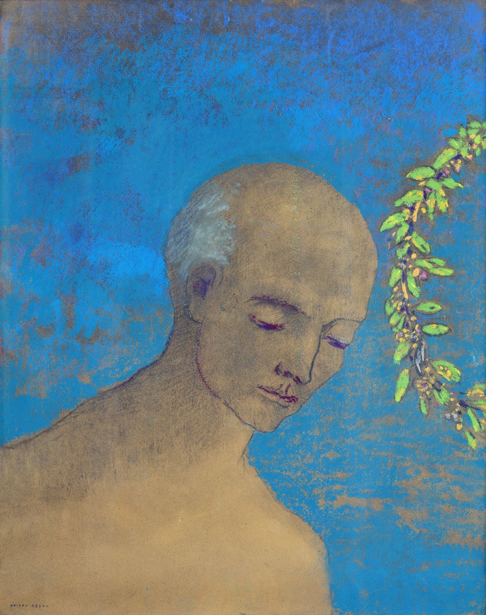 La corona, 1910 de Odilon Redon