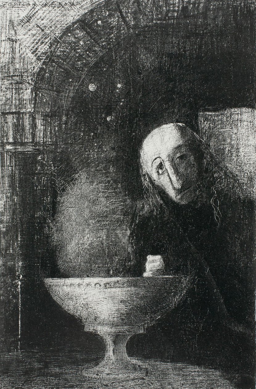 La búsqueda infinita, de Noche de Odilon Redon