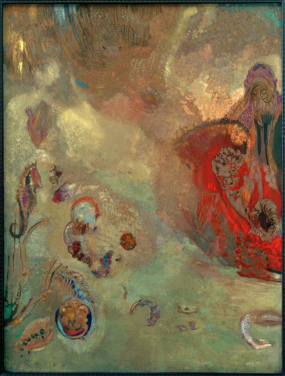 Visión submarina de Odilon Redon