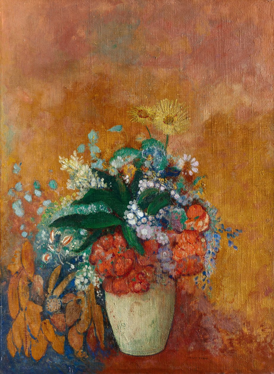 Jarrón de flores, c.1905 de Odilon Redon