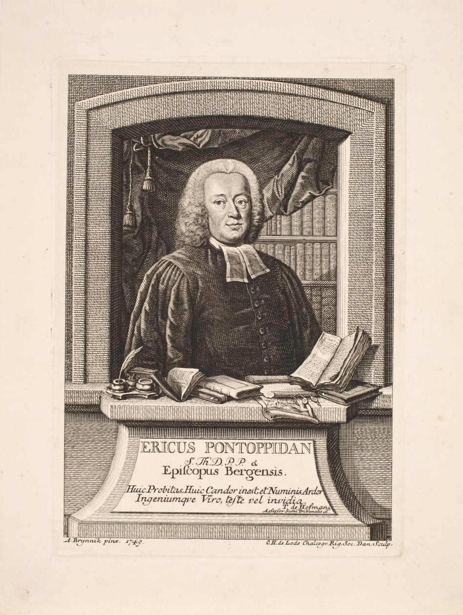 Erik Pontoppidan (el joven) Obispo de Odvardt Helmoldt de Lode
