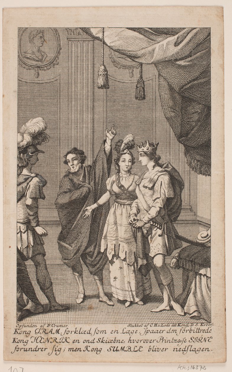 Ilustración para N. K. Bredal, "Gram y Signe" de Odvardt Helmoldt de Lode