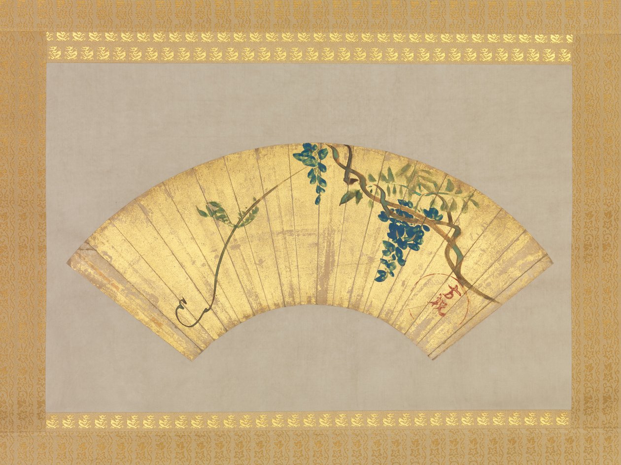 Glicinia, siglo XVII-XVIII de Ogata Korin