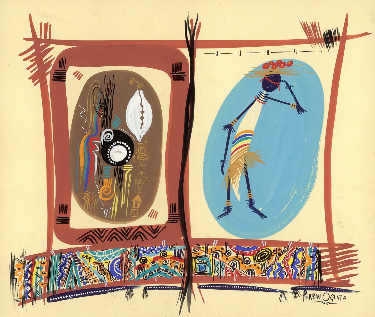Elemento de la cultura negra, 2005 de Oglafa Ebitari Perrin