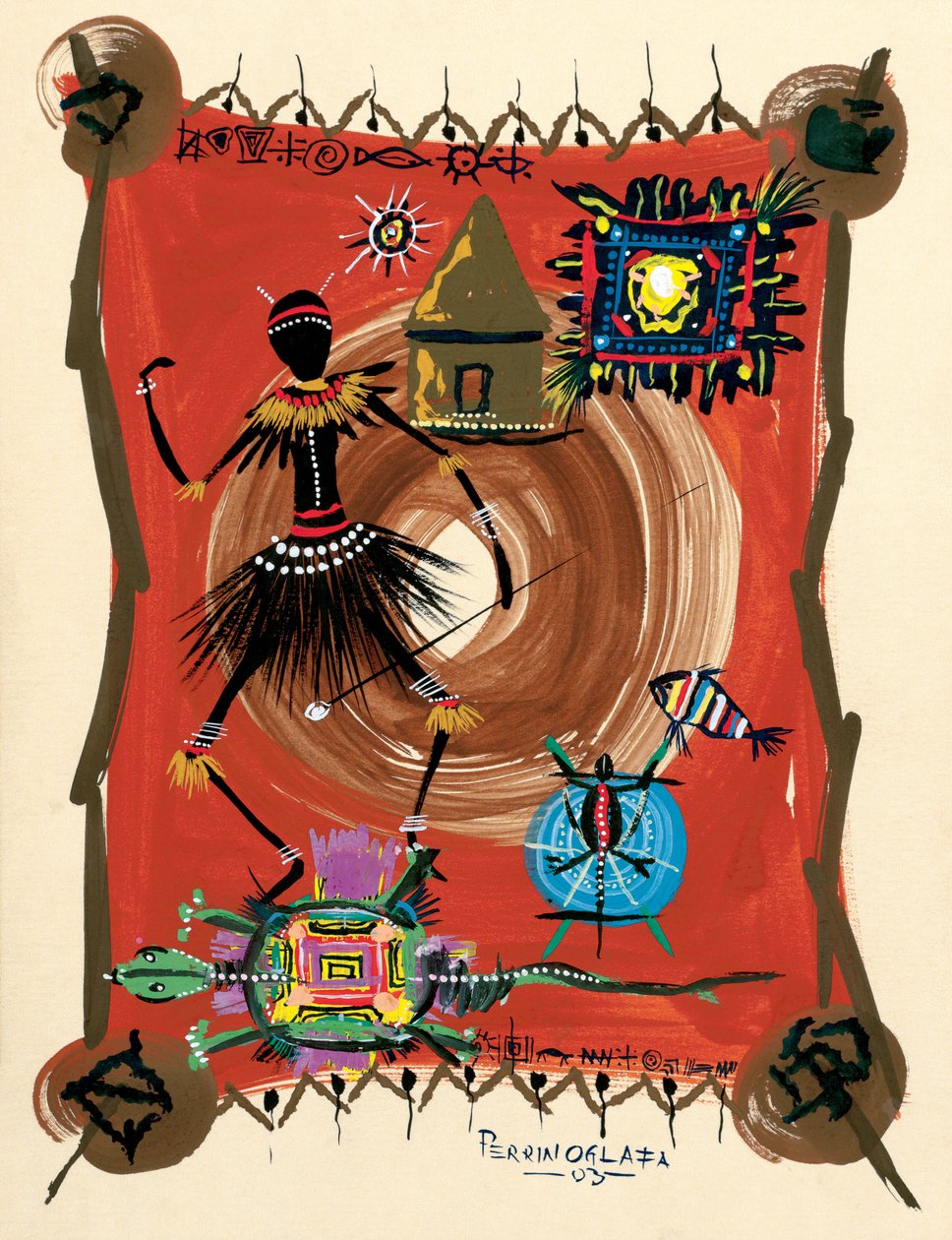 La danza negra 1, 2003 de Oglafa Ebitari Perrin