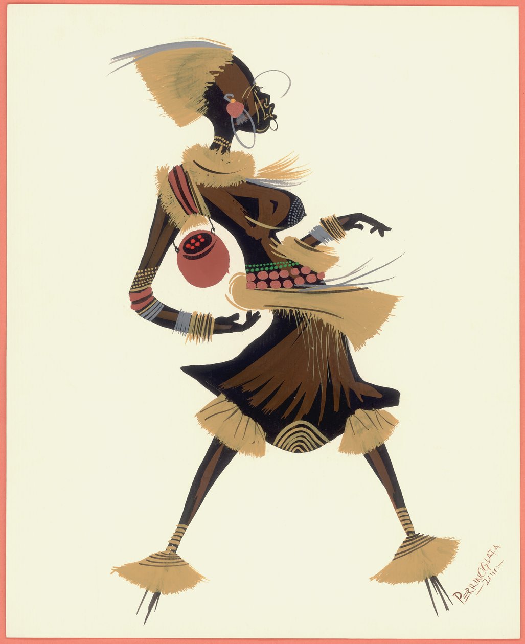 Mujer con Olla de Agua, 2010 de Oglafa Ebitari Perrin