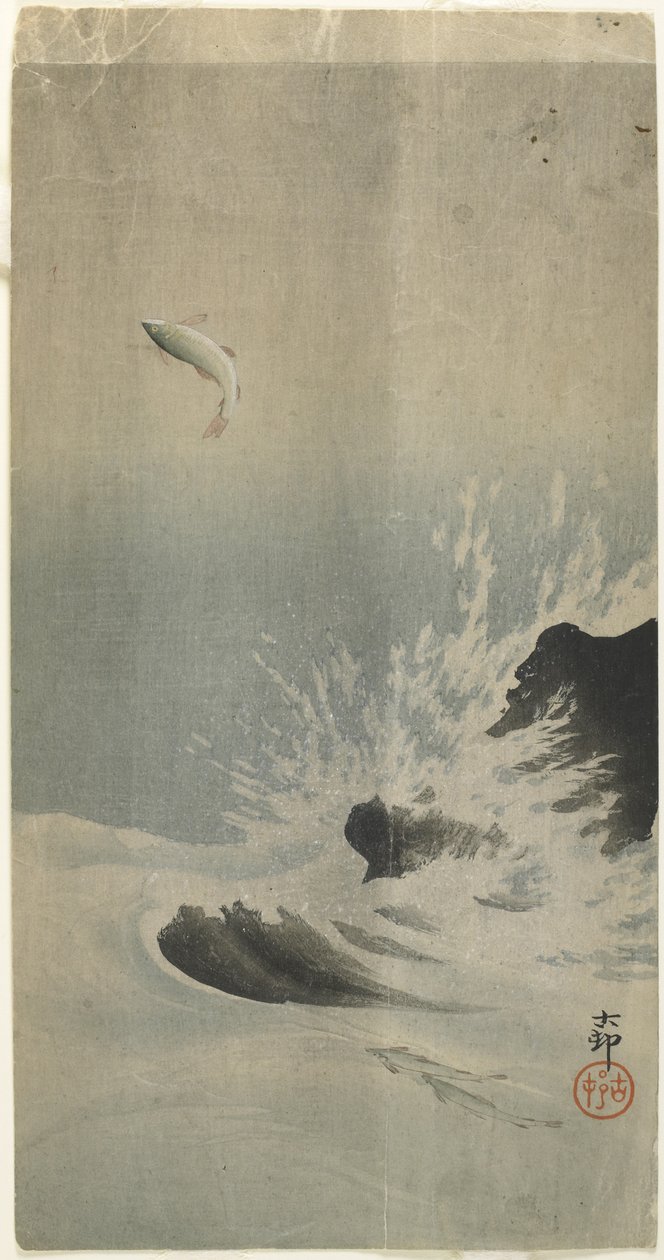 (Pez saltando), antes de 1912 de Ohara Koson
