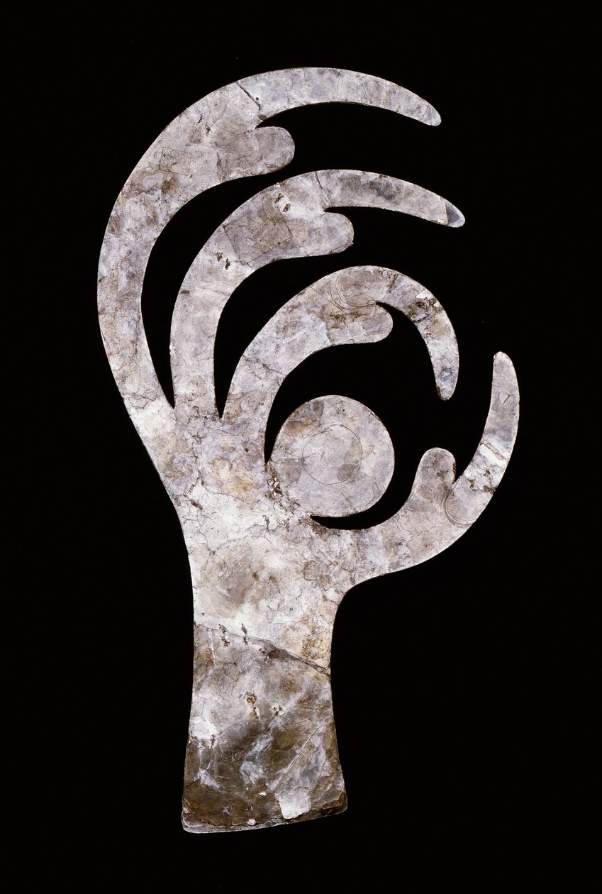 Recorte de garra de pájaro, 200 a.C.-400 d.C. de Ohio Hopewell culture