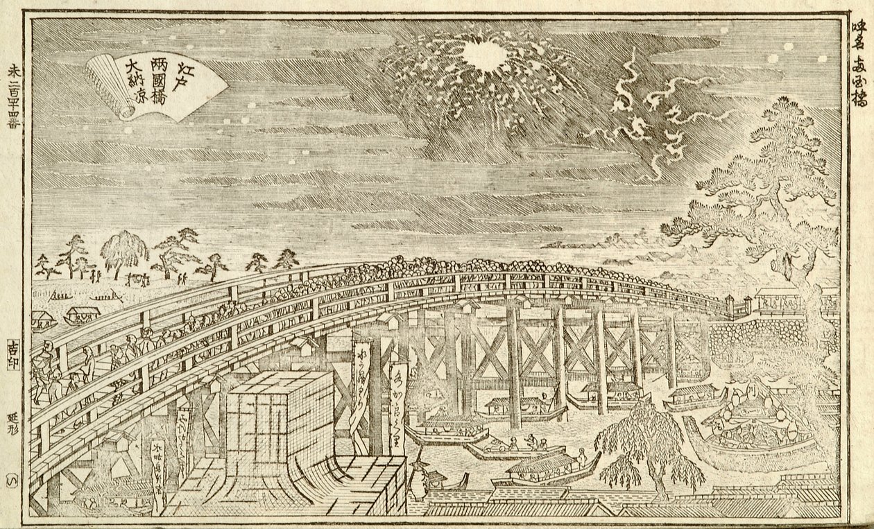 Libro de Vistas de Edo, p.25 de Okada Shuntosai