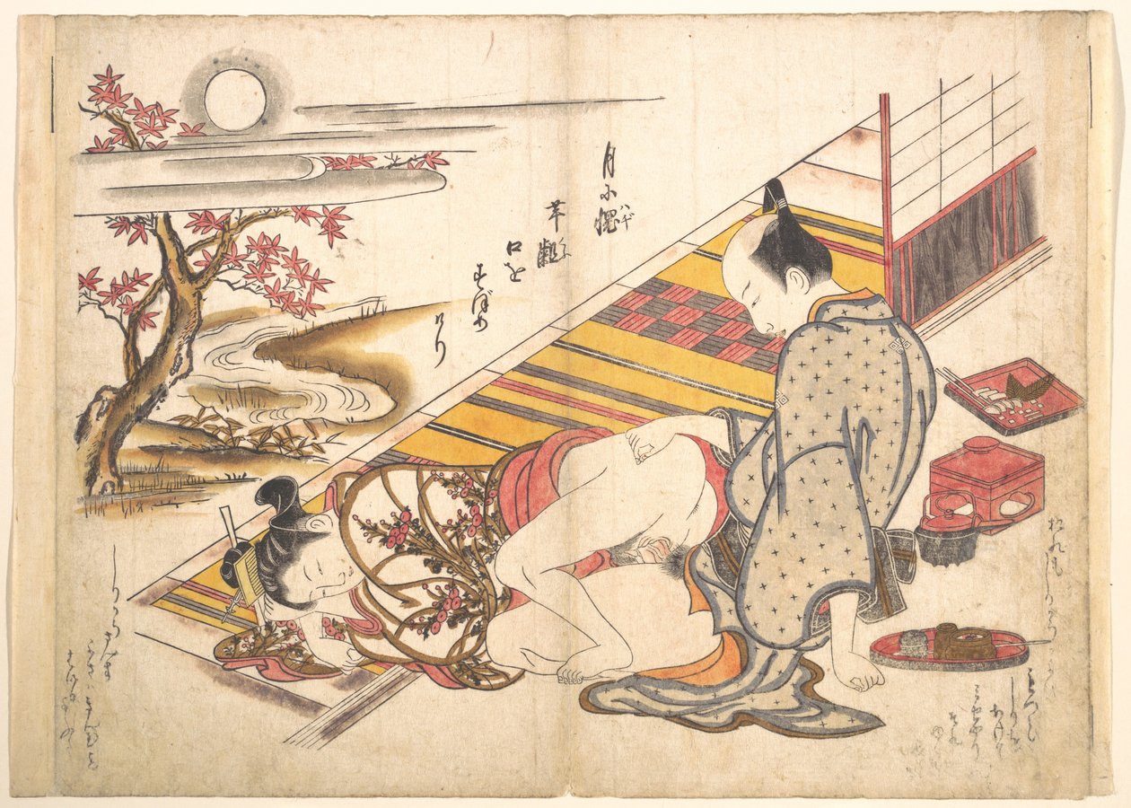 Escena de dormitorio de Okumura Masanobu
