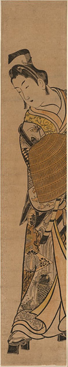 El actor Onoe Kikugoro I como Soga no Goro de Okumura Masanobu