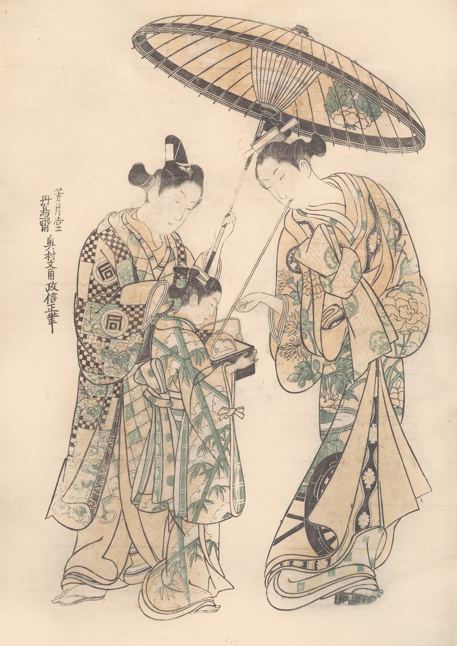 Dos figuras de Okumura Masanobu