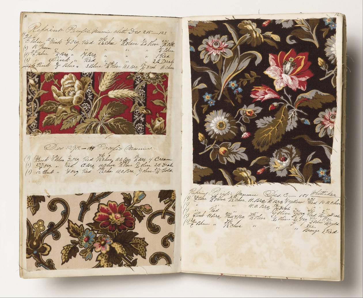 Libro de Registro del Tintorero de Old Pacific Print Works