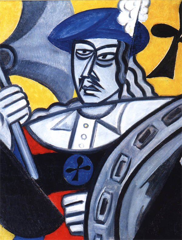 Sota de Tréboles de Olga Rozanova