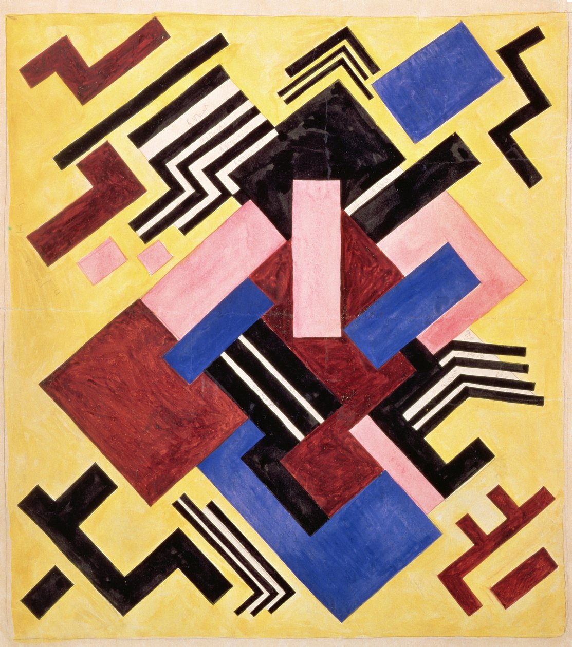 Construcción pictórica, 1916 de Olga Rozanova