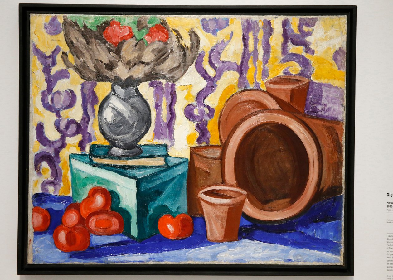 Naturaleza muerta con tomates, principios de 1910 de Olga Wladimirowna  Rosanowa