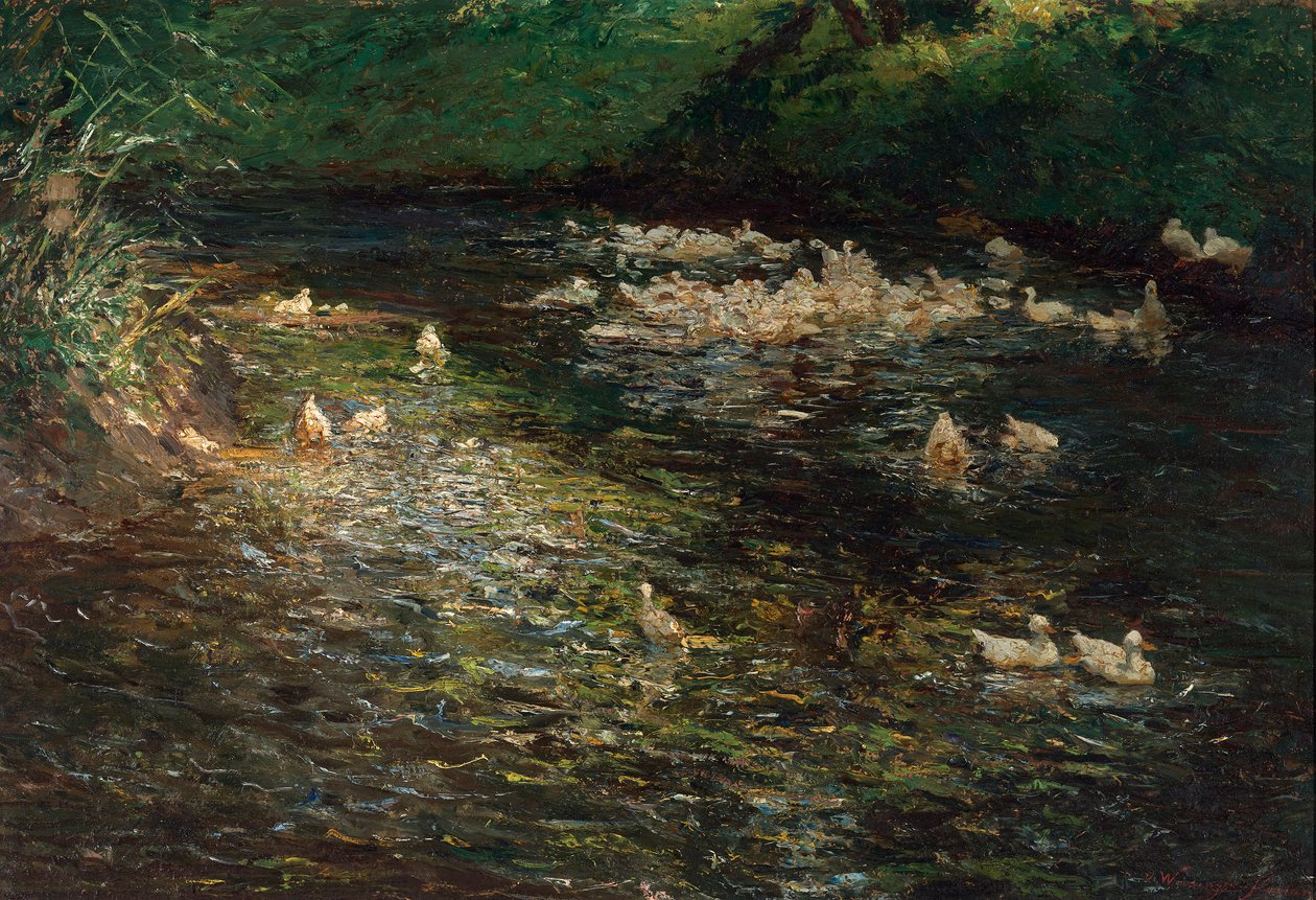 estanque de los patos de Olga Wisinger Florian