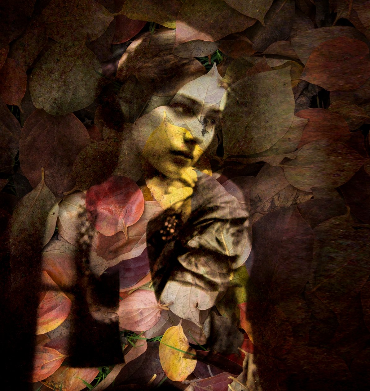 Clotilde, 2023 (técnica mixta digital) de Olivia Gozzano