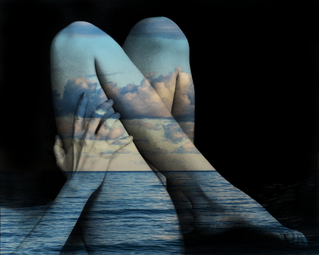 Legs sea, 2022 (técnica mixta digital) de Olivia Gozzano