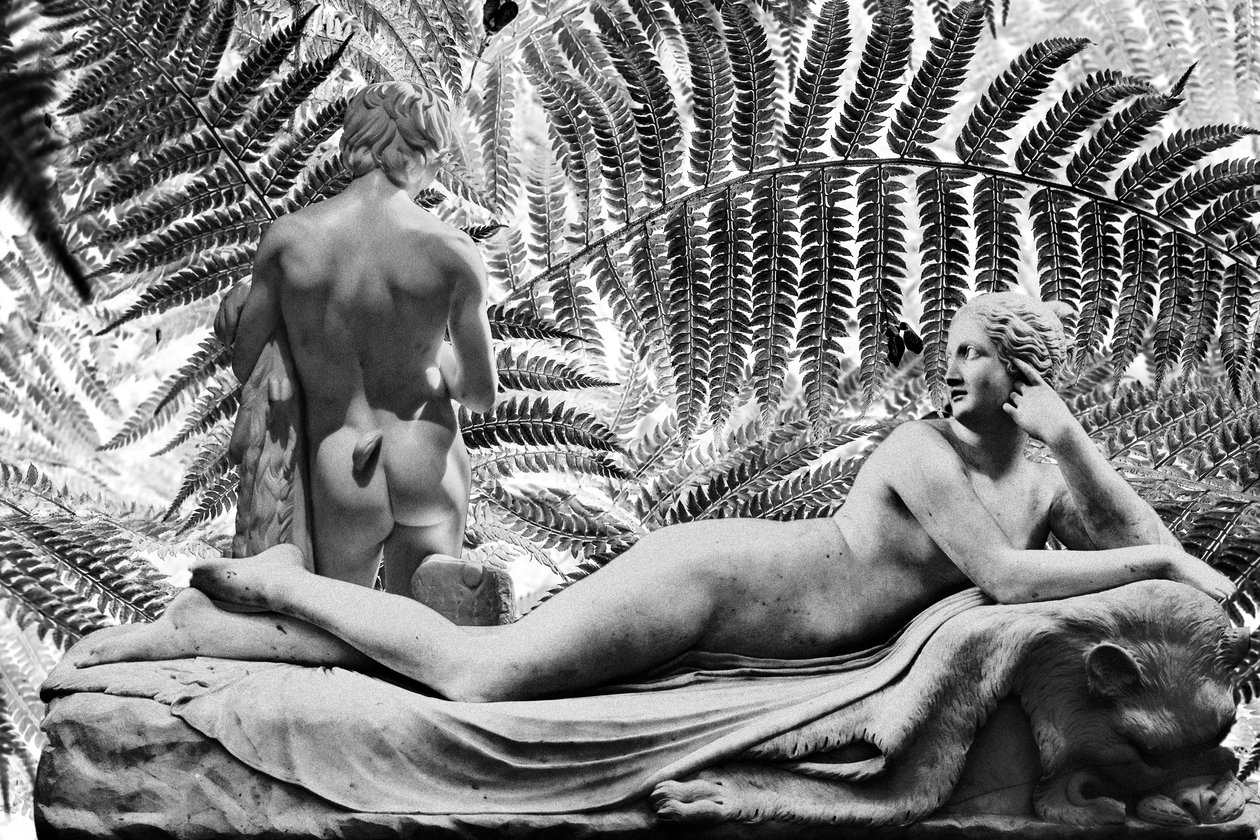 Estatua ah 2019 (técnica mixta digital) de Olivia Gozzano