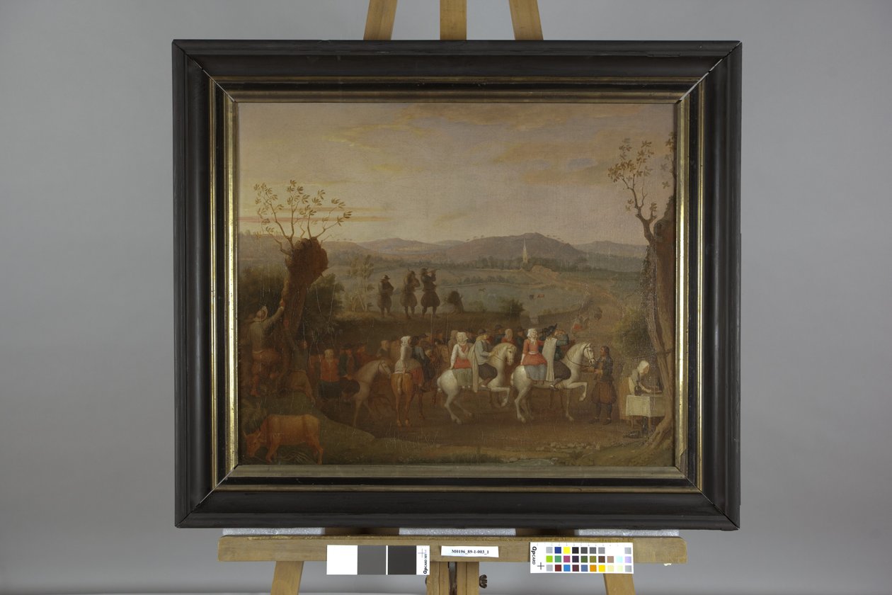 Salida de una cabalgata de bodas de Olivier Perrin