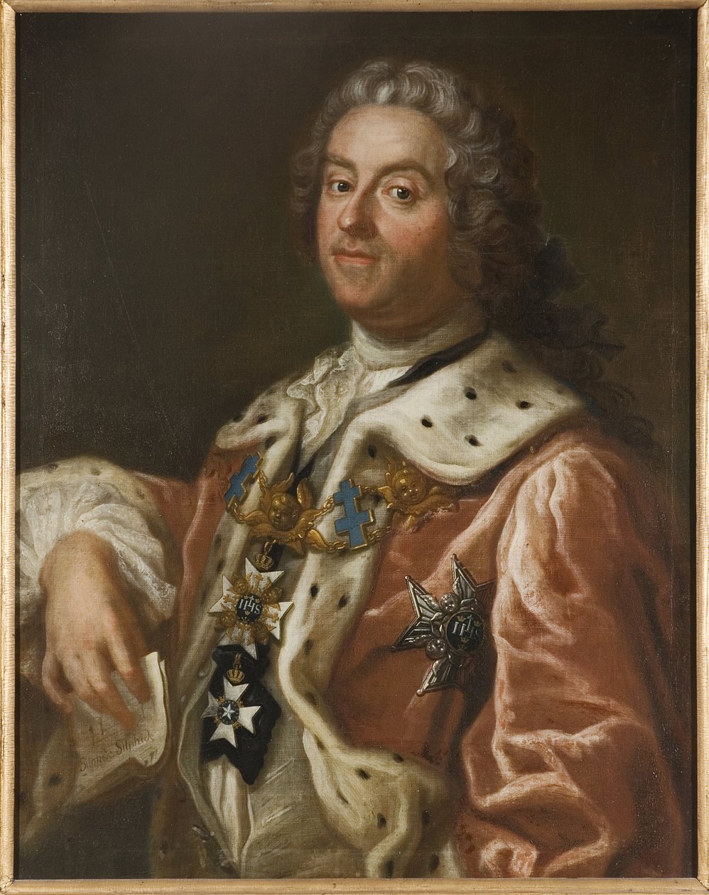 Retrato de Carl Gustaf Tessin de Olof Arenius