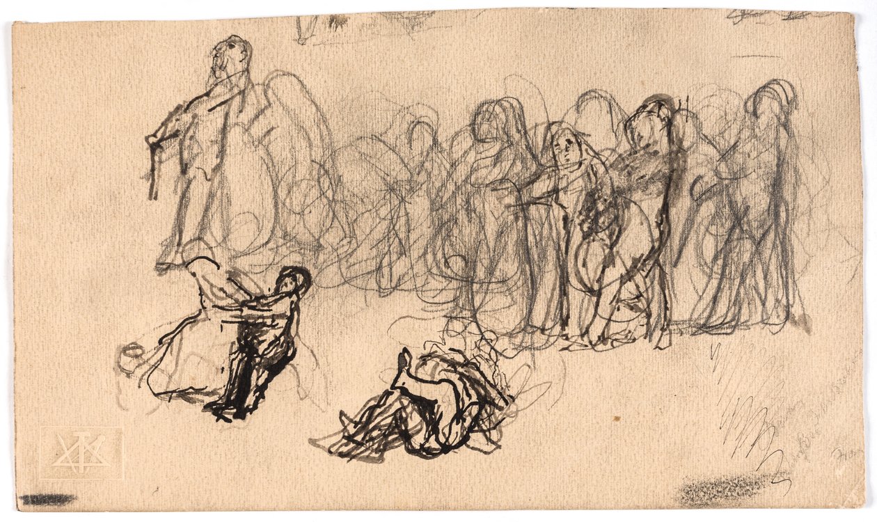Dibujo de figuras de Oluf Hartmann
