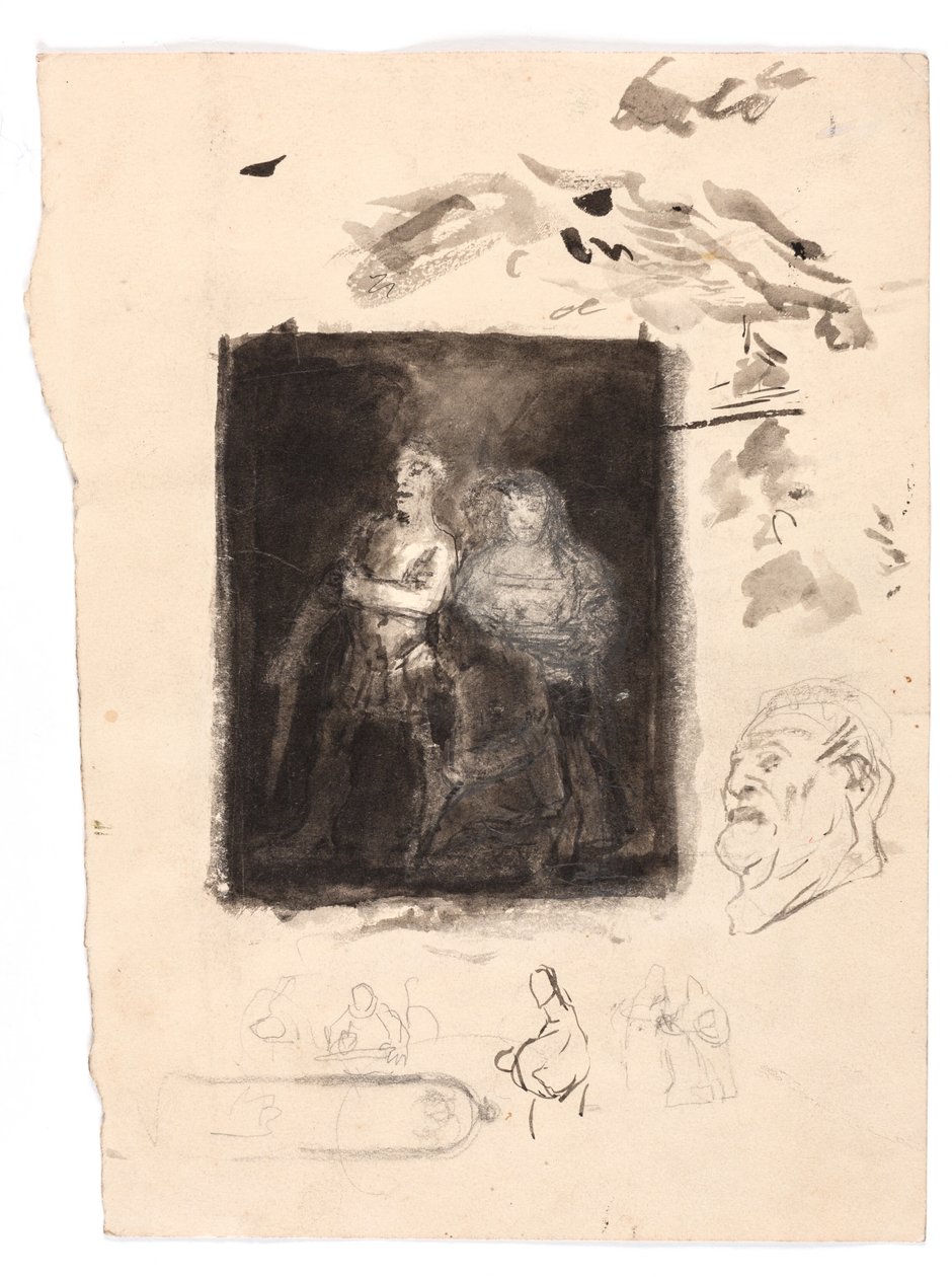 Estudio para "Diógenes" de Oluf Hartmann