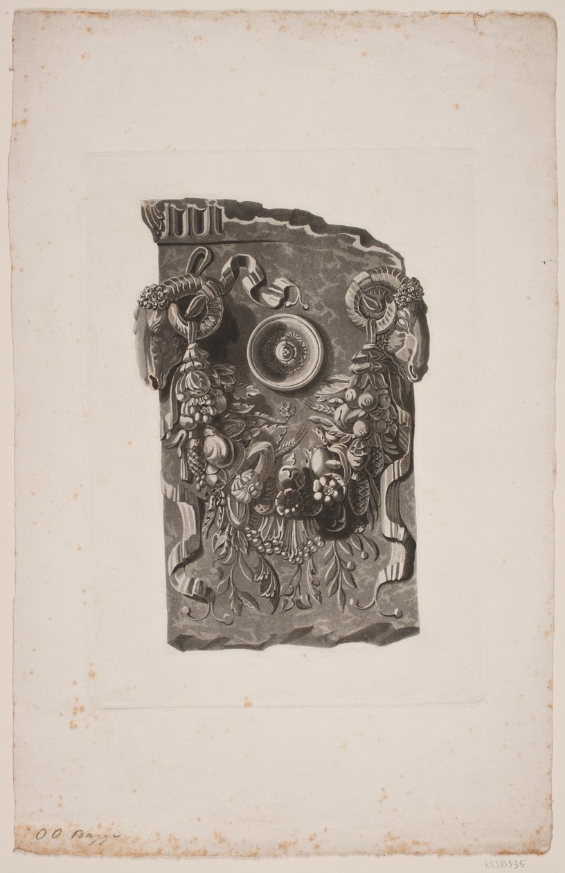 Fragmento de arquitectura antigua de Oluf Olufsen Bagge