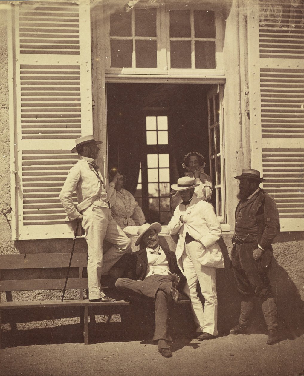 Algunos familiares de Louis Robert, ca. 1860 de Olympe Aguado