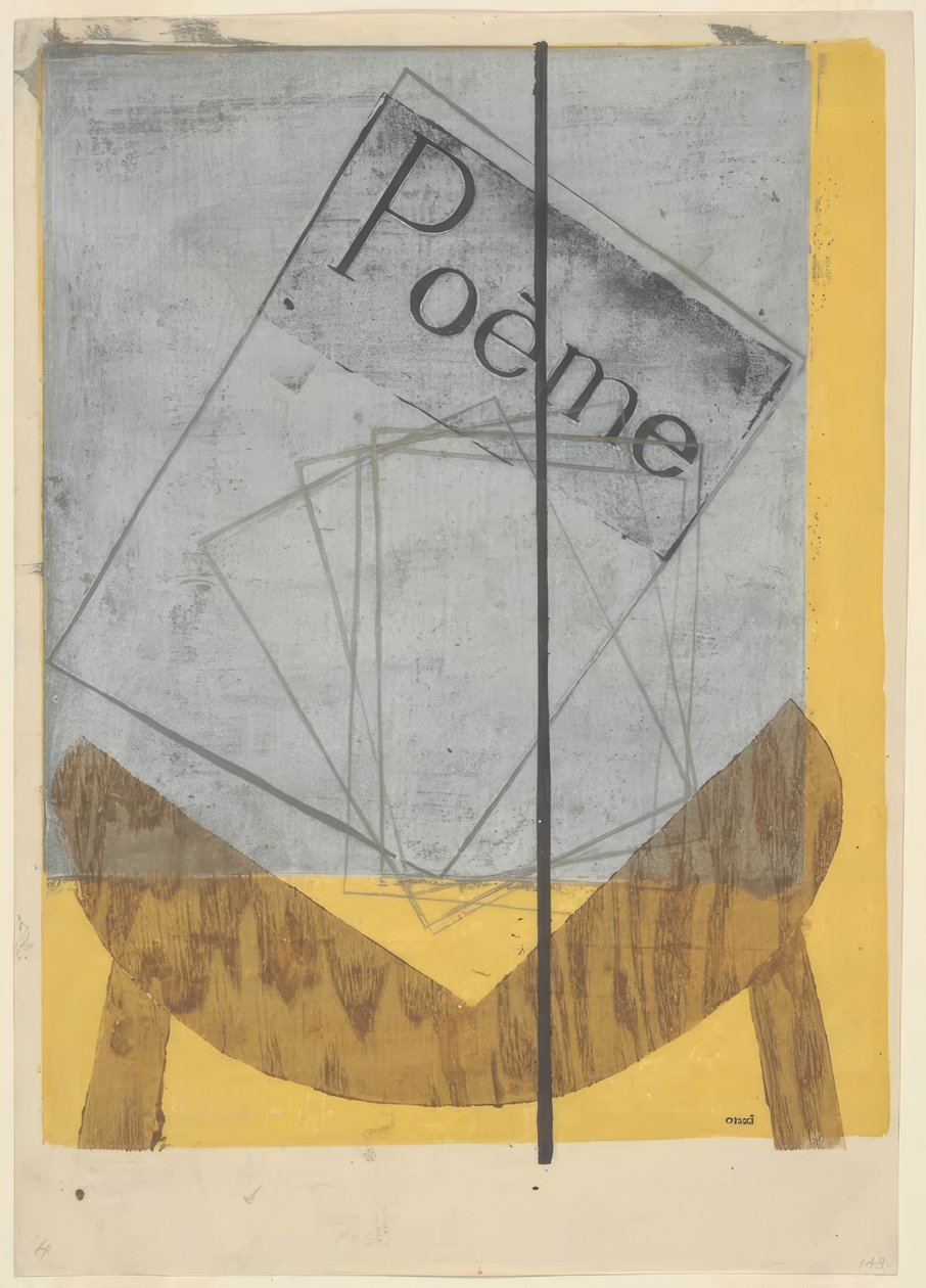 Composición n.º 2: carácter de Onchi Kôshirô