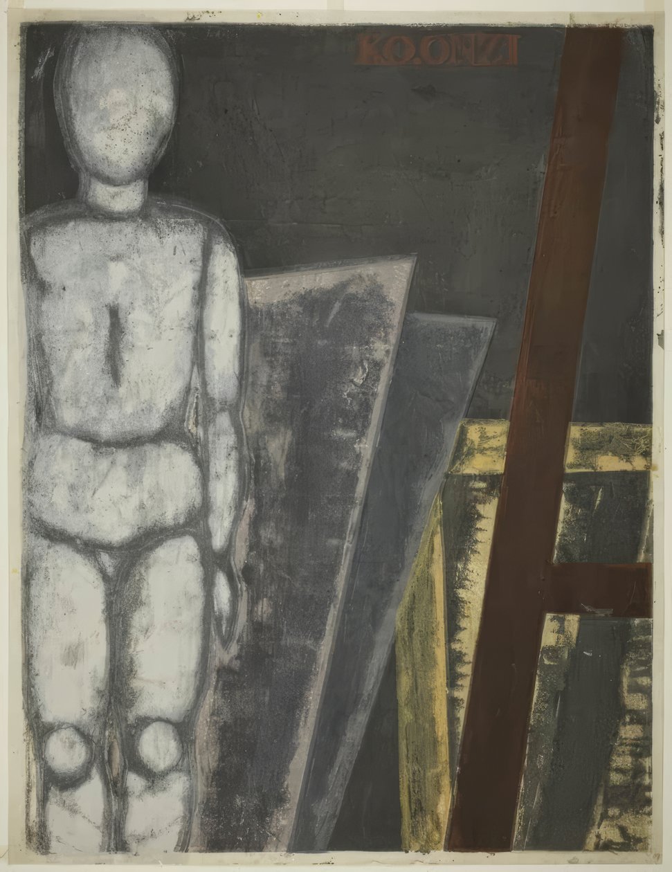 Maniquí en el estudio de Onchi Kôshirô