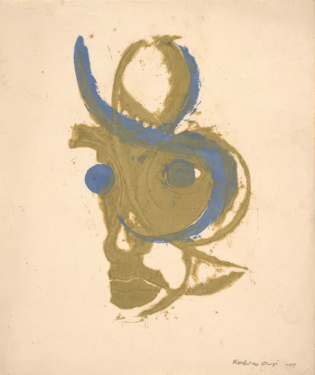 Retrato de un poeta, imagen interior de Onchi Kôshirô