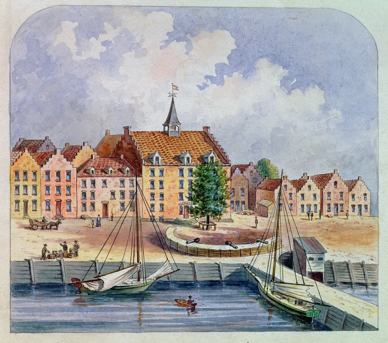 Stadthuys de Nueva York en 1679, 1679 de William Oram