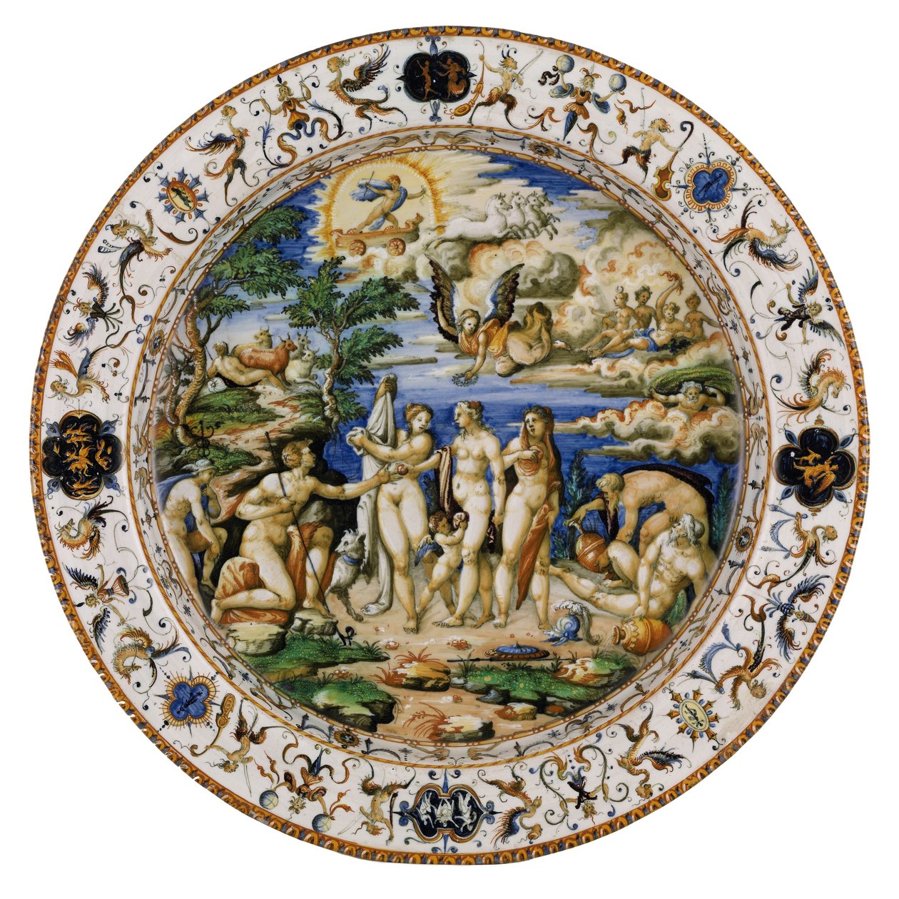 El juicio de Paris de Orazio Fontana