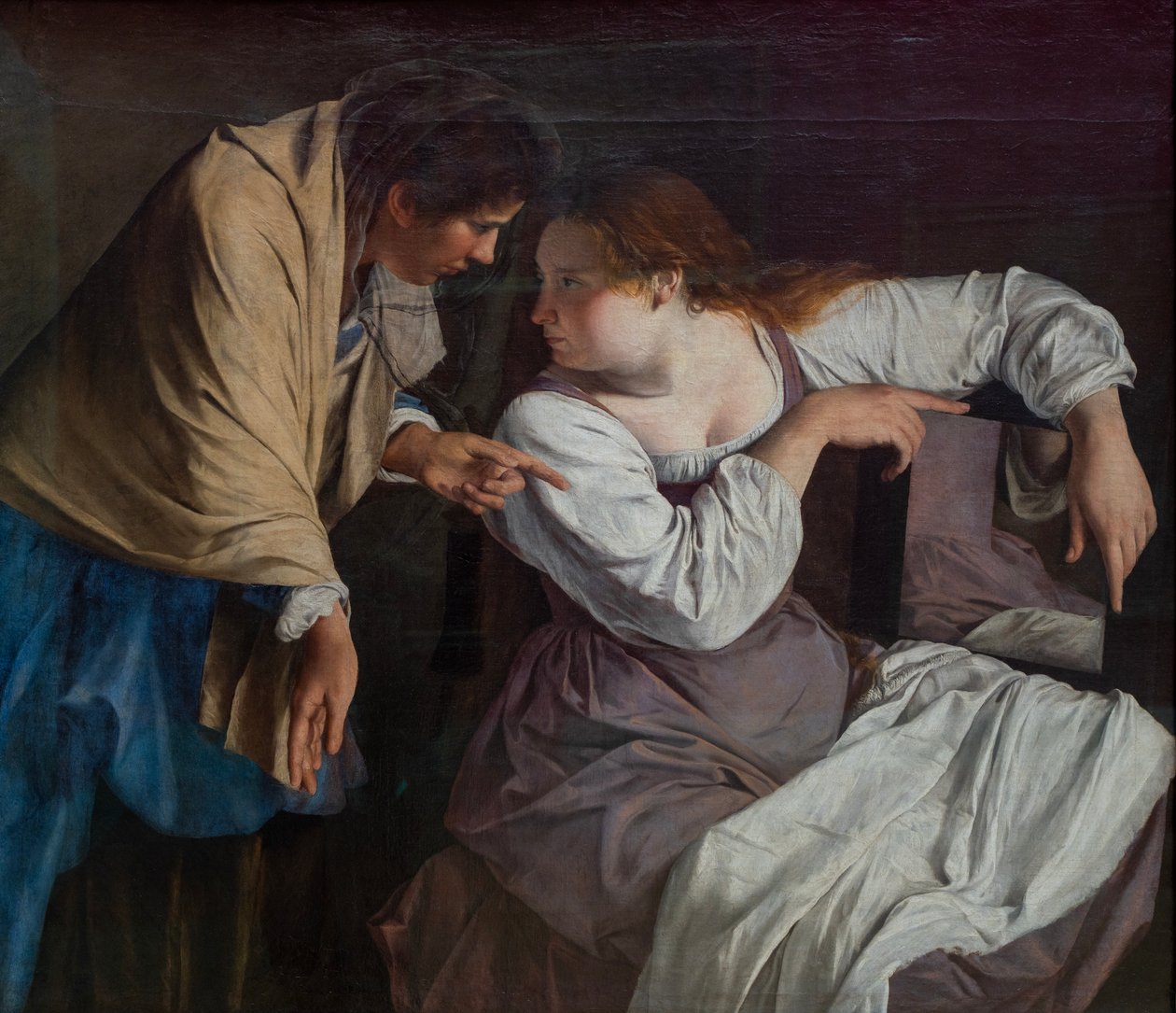 Marta reprende a su hermana María de Orazio Gentileschi