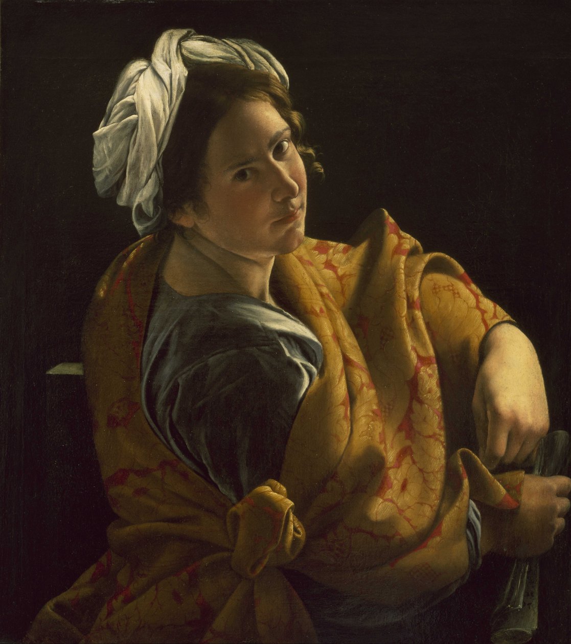 Retrato de una joven como sibila de Orazio Gentileschi