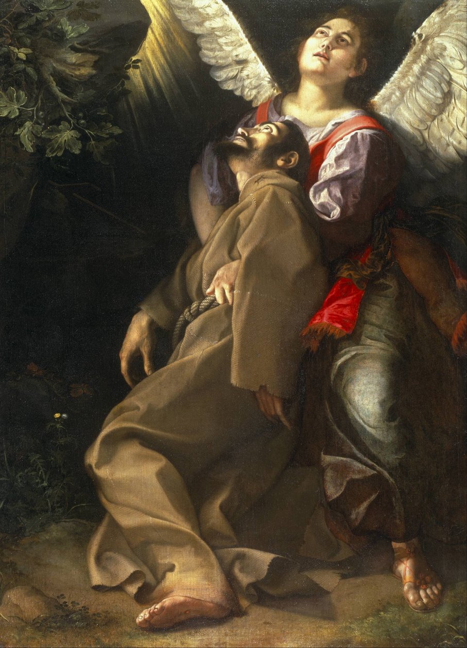 La estigmatización de San Francisco de Orazio Gentileschi