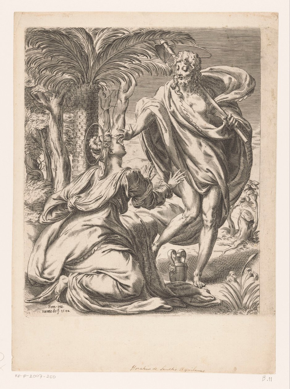Cristo se aparece a María Magdalena (Noli me tangere) de Orazio de Santis